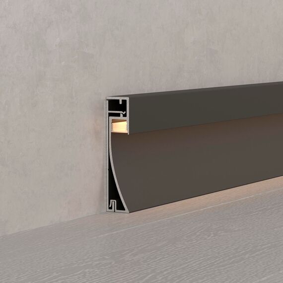 Arlight 045433 Профиль PLINTUS-H54-2000 BLACK (Arlight, Алюминий) 045433, изображение 10
