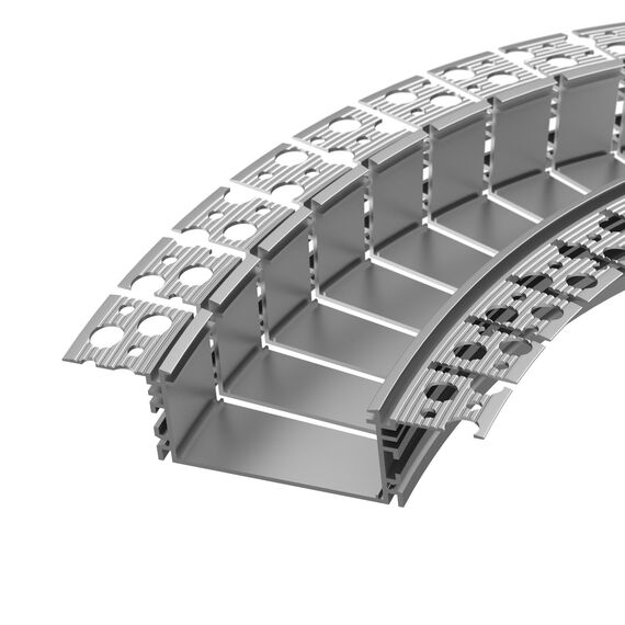 Arlight 046423 Профиль FANTOM-BENT-W49-SIDE-2000 ANOD (Arlight, Алюминий) 046423, изображение 3