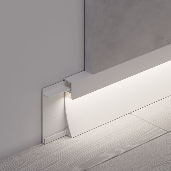 Arlight 045434 Профиль PLINTUS-H54-2000 WHITE (Arlight, Алюминий) 045434, изображение 12