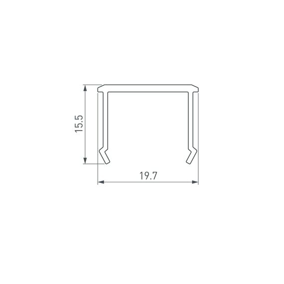 Arlight 050491 Экран СEIL-S18-SHADOW-SIDE-3000 OPAL (Arlight, Пластик) 050491, изображение 4