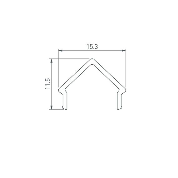 Arlight 023908 Экран ARH-DECORE-S12 Square Clear (Arlight, Пластик) 023908, изображение 3