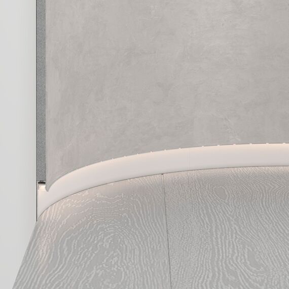 Arlight 043675(1) Профиль PLINTUS-FANTOM-BENT-H35-SIDE-2000 WHITE (Arlight, Алюминий) 043675(1), изображение 8
