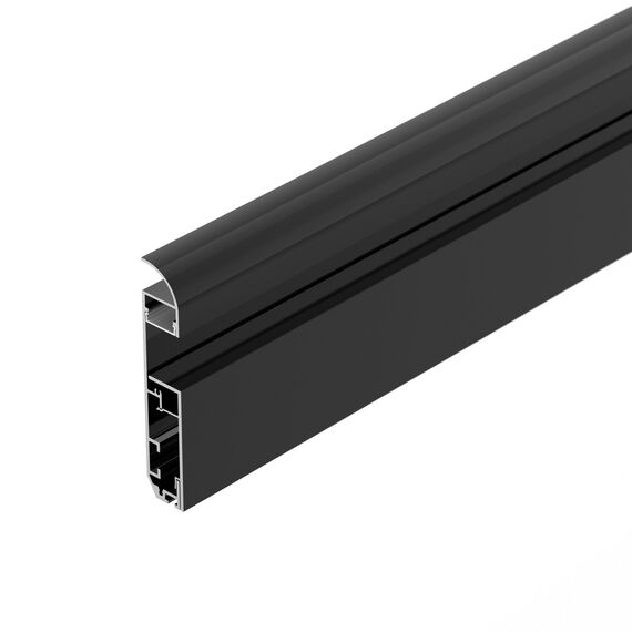 Arlight 045448 Профиль PLINTUS-H80-2000 BLACK (Arlight, Алюминий) 045448, изображение 2