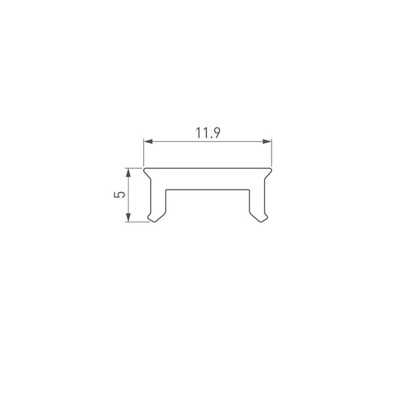 Arlight 040481 Экран FANTOM-W12-5000 SILICONE (Arlight, Силикон) 040481, изображение 3