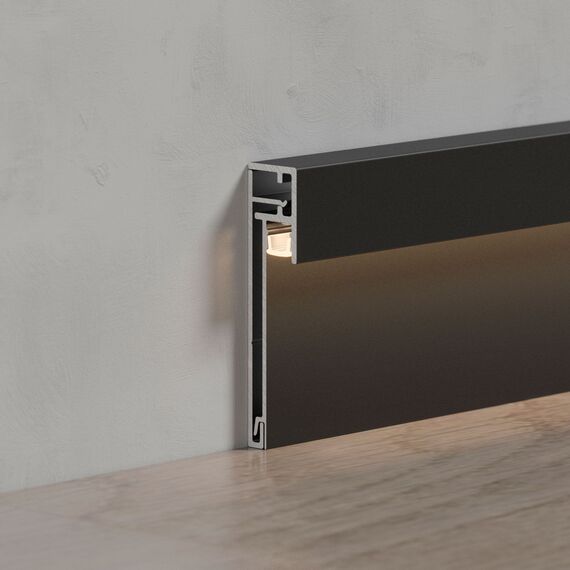 Arlight 046140 Профиль PLINTUS-H54B-2000 BLACK (Arlight, Алюминий) 046140, изображение 7