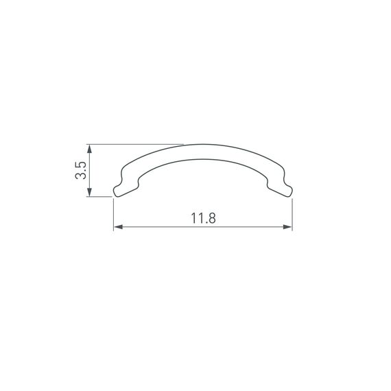Arlight 036322 Экран ARH-KANT-H10-2000 Round Opal (Arlight, Пластик) 036322, изображение 4