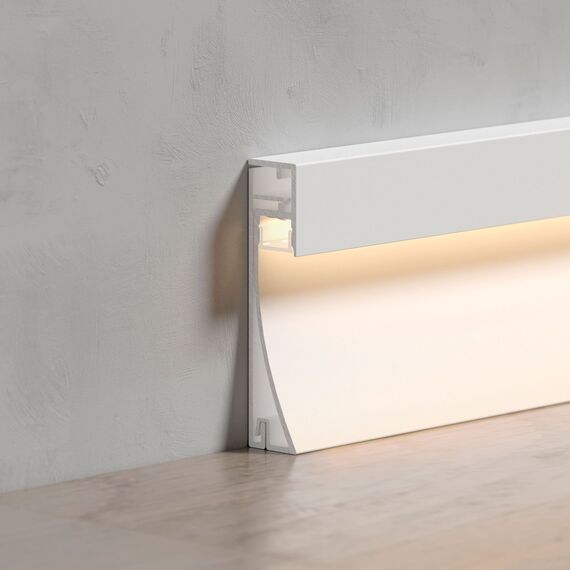 Arlight 045434 Профиль PLINTUS-H54-2000 WHITE (Arlight, Алюминий) 045434, изображение 10