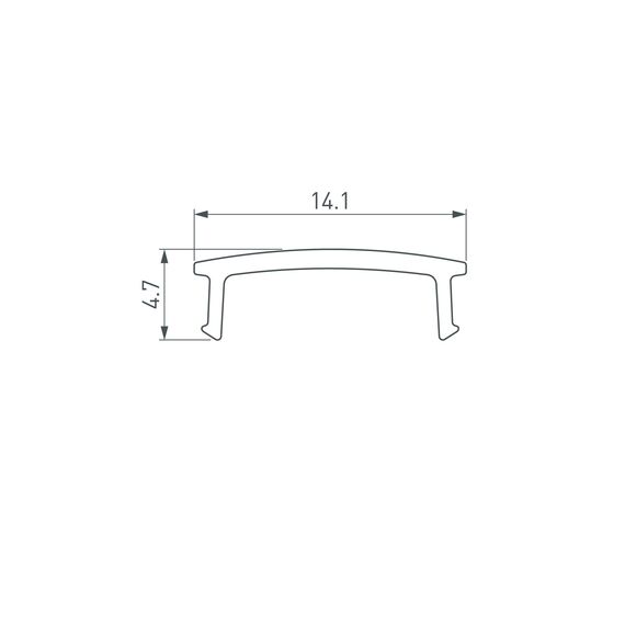 Arlight 023905 Экран ARH-DECORE-S12 Flat Clear (Arlight, Пластик) 023905, изображение 3
