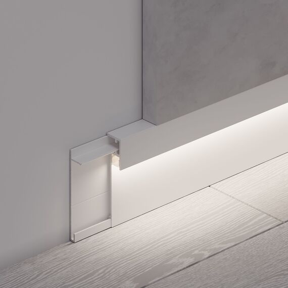Arlight 046141 Профиль PLINTUS-H54B-2000 WHITE (Arlight, Алюминий) 046141, изображение 10