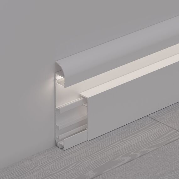 Arlight 045452 Профиль PLINTUS-H80-2000 WHITE (Arlight, Алюминий) 045452, изображение 10