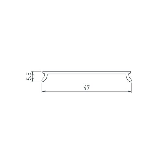 Arlight 045657 Экран LINE-5050-DUAL-2000 BLACK (Arlight, Пластик) 045657, изображение 3