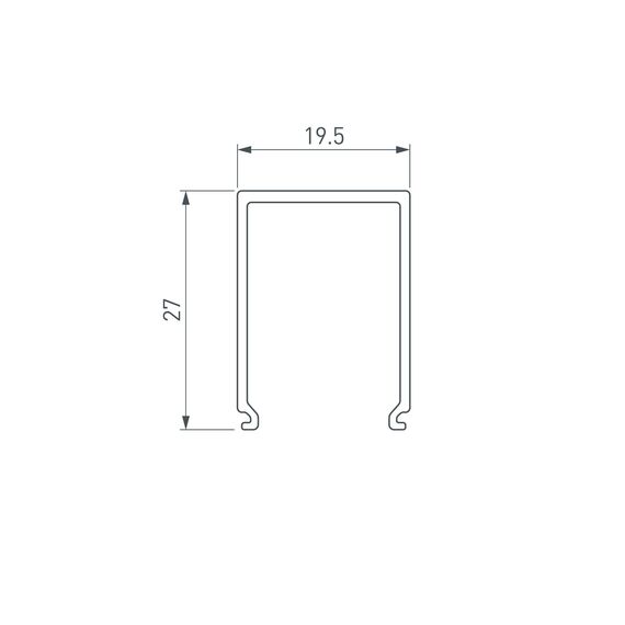 Arlight 018817 Экран ARH-WIDE-(B)-H20-2000 RCT Clear-PM (Arlight, Пластик) 018817, изображение 3