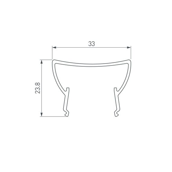 Arlight 018820 Экран ARH-WIDE-(B)-H20-2000 TPZ Clear-PM (Arlight, Пластик) 018820, изображение 3