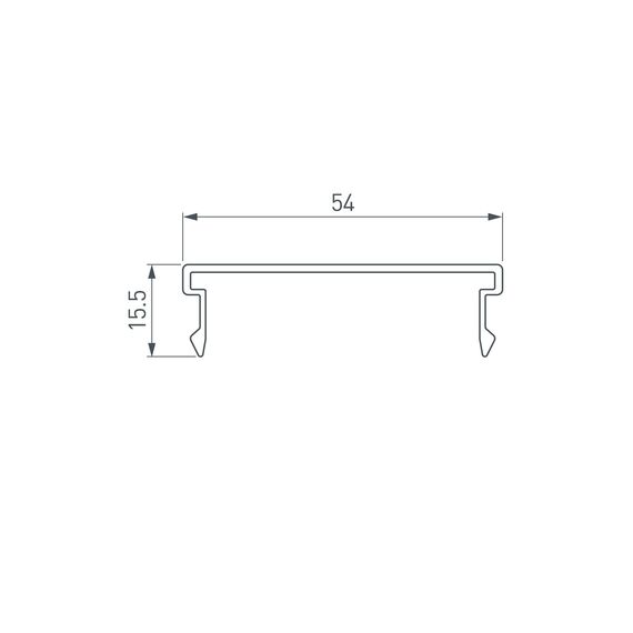 Arlight 027294 Экран SL-LINIA55-FANTOM-2000 Frost (Arlight, Пластик) 027294, изображение 3