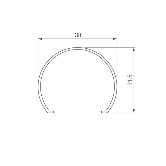 Arlight 036344 Экран ARH-POWER-W154-2000 OPAL (Arlight, Пластик) 036344, изображение 3