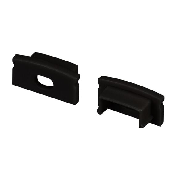 Arlight 040315 Заглушка LINE-1708 BLACK с отверстием (Arlight, Пластик) 040315