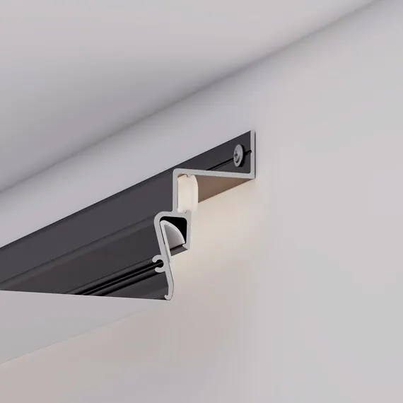 Arlight 039510 Профиль STRETCH-SHADOW-2000 BLACK (A2-CONTOUR-PRO) (Arlight, Алюминий) 039510, изображение 10