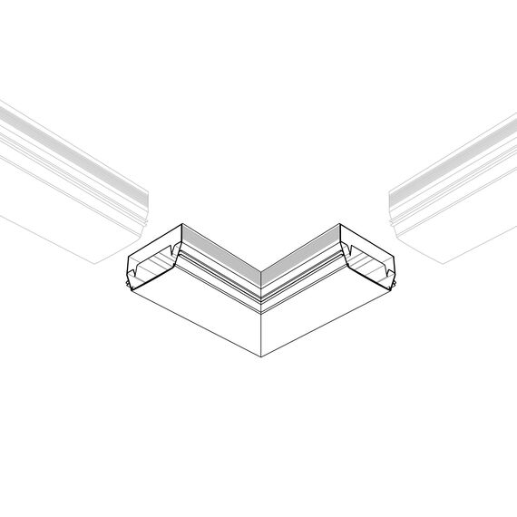 Arlight 041202 Угол STRETCH-S-50-CEIL-CENTER-90 (GAMMA50) (Arlight, Металл) 041202, изображение 4