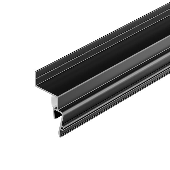 Arlight 039510 Профиль STRETCH-SHADOW-2000 BLACK (A2-CONTOUR-PRO) (Arlight, Алюминий) 039510
