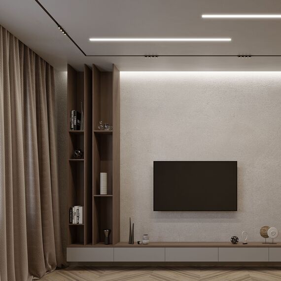 Arlight 040061 Профиль STRETCH-25-WALL-SIDE-2000 (Arlight, Алюминий) 040061, изображение 9