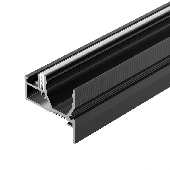 Arlight 042947 Профиль STRETCH-20-WALL-D-SIDE-2000 BLACK (Arlight, Алюминий) 042947, изображение 4