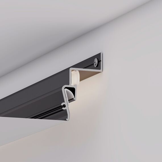 Arlight 039510 Профиль STRETCH-SHADOW-2000 BLACK (A2-CONTOUR-PRO) (Arlight, Алюминий) 039510, изображение 10