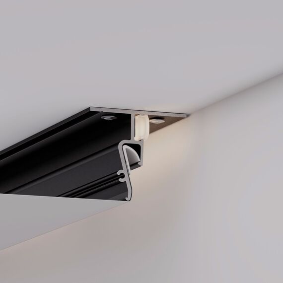 Arlight 040703(1) Профиль STRETCH-SHADOW-M-CEIL-2000 BLACK (A2-CONTOUR-PRO) (Arlight, Алюминий) 040703(1), изображение 8