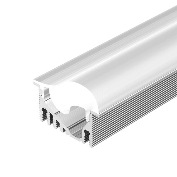 Arlight 019270 Профиль с экраном ALU-ASYMETRIC-2000 ANOD+FROST LENS (Arlight, Алюминий) 019270, изображение 2