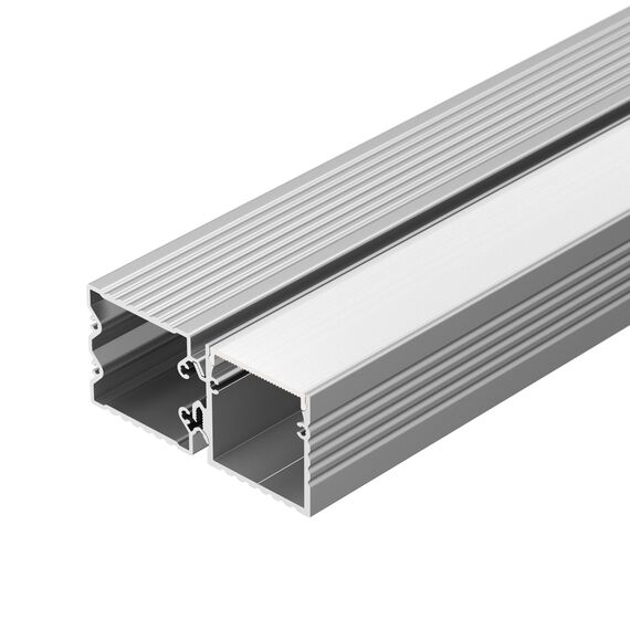 Arlight 021947 Профиль с экраном ALU-BASE-PW35S-2000 ANOD+FROST AG (Arlight, Металл) 021947, изображение 2