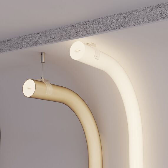 Arlight 045847 Силиконовый профиль WPH-FLEX-D22-360deg-S8-5m WHITE (Arlight, Силикон) 045847, изображение 7