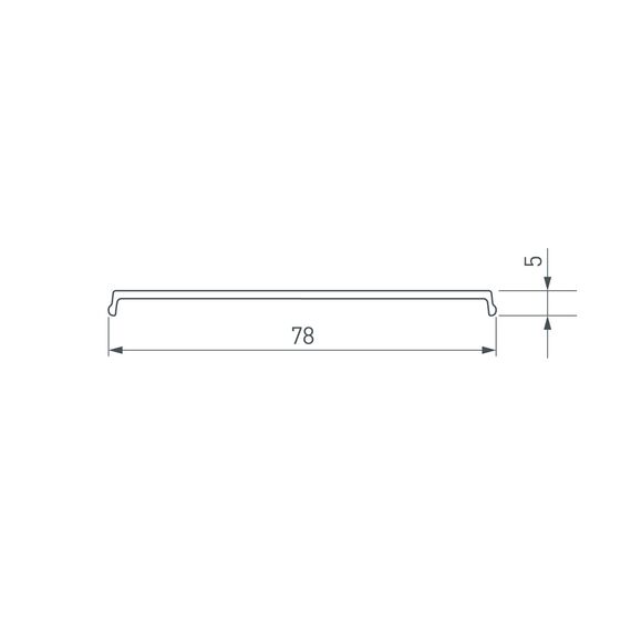 Arlight 035681 Экран прозрачный для ALU-POWER-W80N-2000 ANOD (Arlight, Пластик) 035681, изображение 4