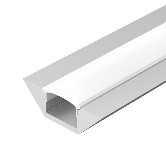 Arlight 014900 Профиль с экраном ALU-CORNER-2000 ANOD+FROST (Arlight, Алюминий) 014900