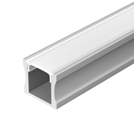 Arlight 018246 Профиль с экраном ALU-SLIM-H15-2000 ANOD+FROST (Arlight, Алюминий) 018246