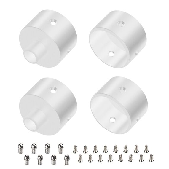 Arlight 049941 Заглушка WPH-FLEX-D22-360deg WHITE ALU с отверстием (Arlight, Металл) 049941