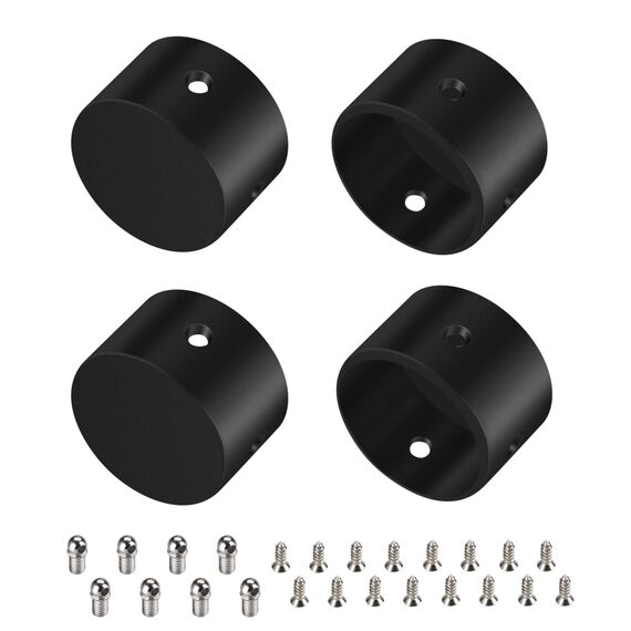 Arlight 049938 Заглушка WPH-FLEX-D22-360deg BLACK ALU глухая (Arlight, Металл) 049938