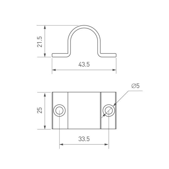 Arlight 031459 Держатель ARL-MOONLIGHT-R18-CLIP-TN CLEAR (Arlight, Пластик) 031459, изображение 4