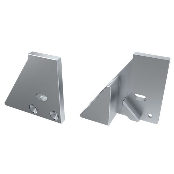 Arlight 026738 Заглушка для ALM-GLASS-10 с опорой левая с отверстием (Arlight, Металл) 026738