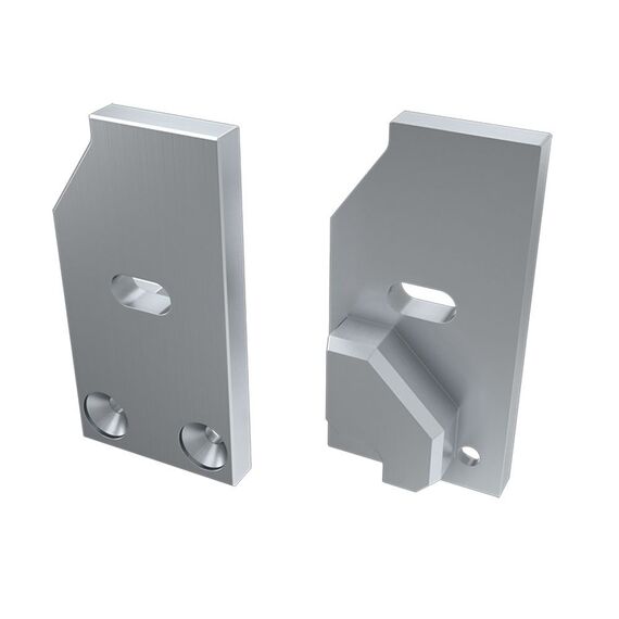Arlight 026728 Заглушка для ALM-GLASS-6 правая с отверстием (Arlight, Металл) 026728