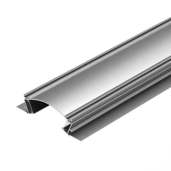 Arlight 029852 Профиль с экраном ALM-ARC-DOUBLE-2000 ANOD+FROST (Arlight, Алюминий) 029852, изображение 2