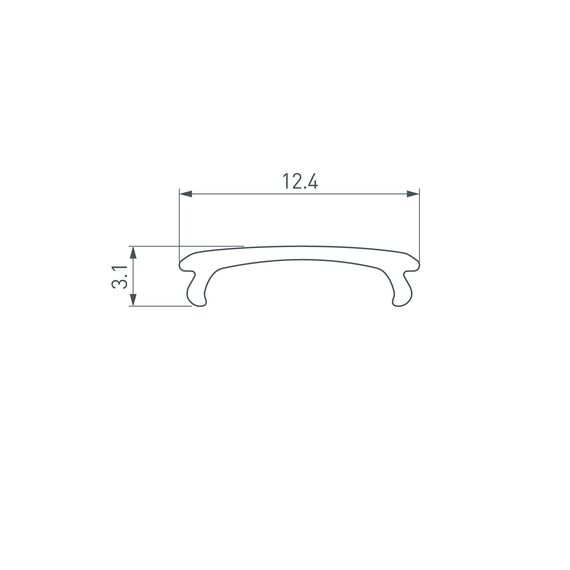 Arlight 026748(1) Экран ALM-W13-2020 FROST полуматовый (Arlight, Пластик) 026748(1), изображение 4