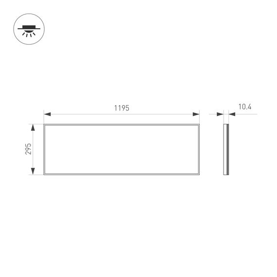 Arlight 023155(2) Панель IM-S300x1200-40W Warm3000 (WH, 120 deg, 230V) (Arlight, IP40 Металл, 3 года) 023155(2), изображение 11