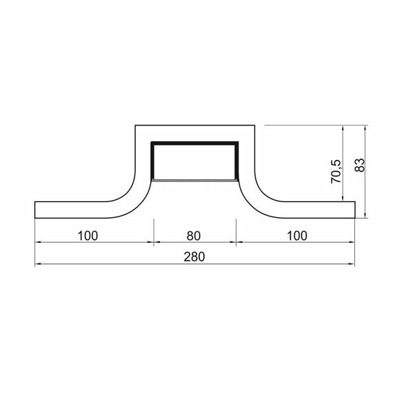 Arlight 022259 Декоративный Профиль ARL-SLOT-ROUND-80-250 (ГКЛ 12,5мм) (Arlight, -) 022259, изображение 3