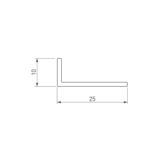 Arlight 053357 Уголок ARH-W25х10х1,5-2000 ANOD (Arlight, Алюминий) 053357, изображение 4