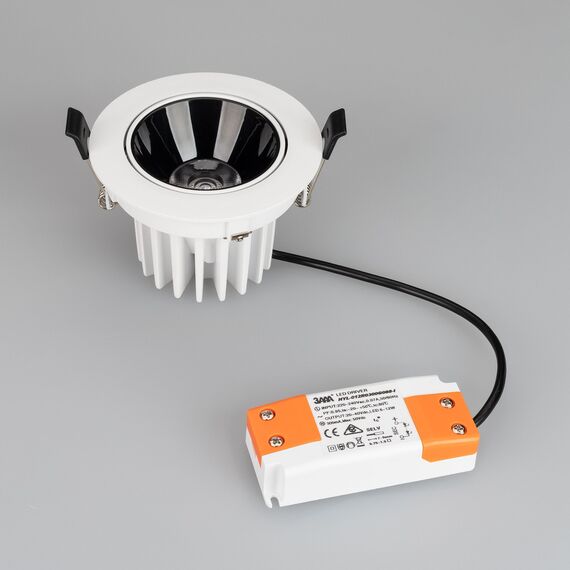 Arlight 035449 Светильник MS-FORECAST-BUILT-TURN-R102-12W Warm3000 (WH-BK, 32 deg, 230V) (Arlight, IP20 Металл, 5 лет) 035449, изображение 3