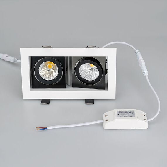 Arlight 024129 Светильник CL-KARDAN-S180x102-2x9W Day (WH-BK, 38 deg) (Arlight, IP20 Металл, 3 года) 024129, изображение 8