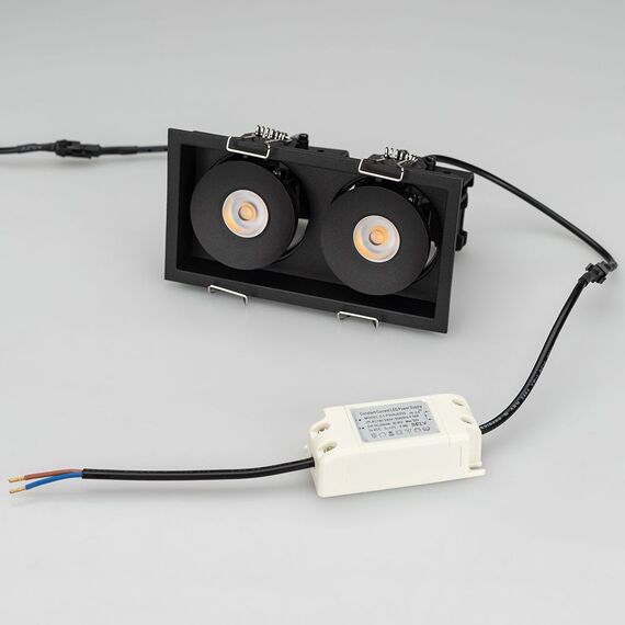 Arlight 028151 Светильник CL-SIMPLE-S148x80-2x9W Warm3000 (BK, 45 deg) (Arlight, IP20 Металл, 3 года) 028151, изображение 9