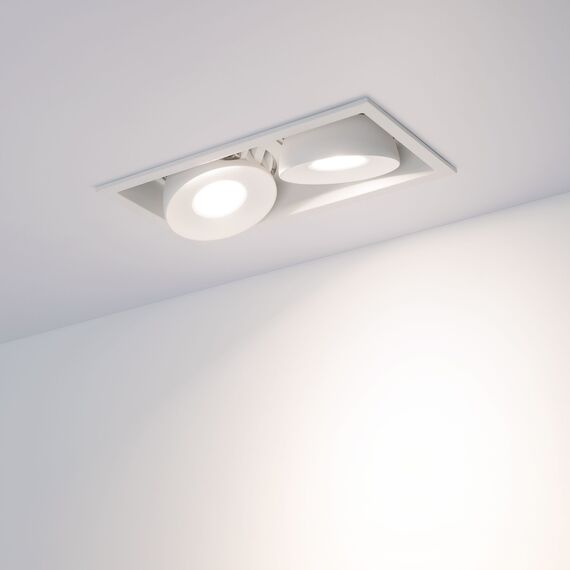 Arlight 028150 Светильник CL-SIMPLE-S148x80-2x9W Day4000 (WH, 45 deg) (Arlight, IP20 Металл, 3 года) 028150, изображение 5