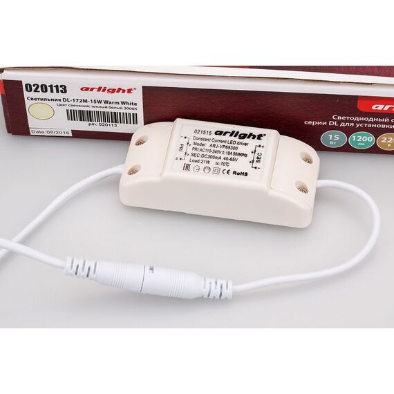 Arlight 020113 Светильник DL-172M-15W Warm White (Arlight, IP40 Металл, 3 года) 020113, изображение 12