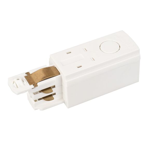 Arlight 029293 Коннектор питания LGD-4TR-CON-POWER-R-WH (D) (Arlight, IP20 Пластик, 3 года) 029293