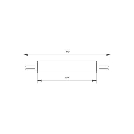 Arlight 026501 Коннектор прямой LGD-4TR-CON-LONG-BK (C) (Arlight, IP20 Пластик, 3 года) 026501, изображение 4